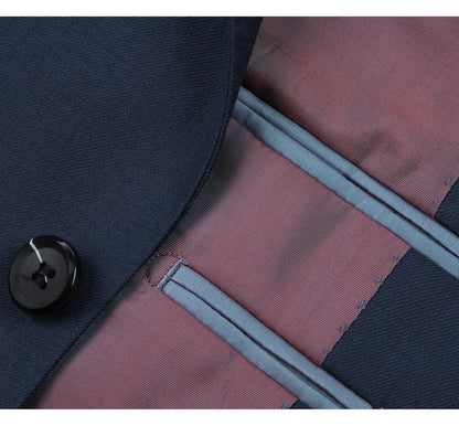 100% Wool Navy Suit