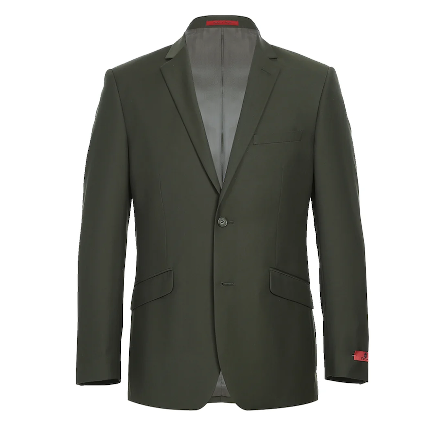 Olive Suit - Slim Fit