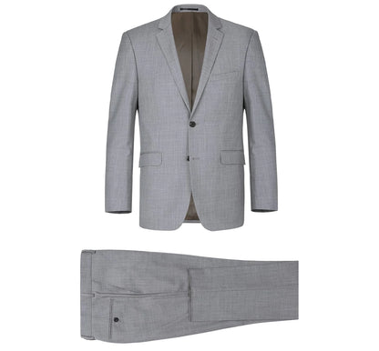 100% Wool Ash Gray Suit