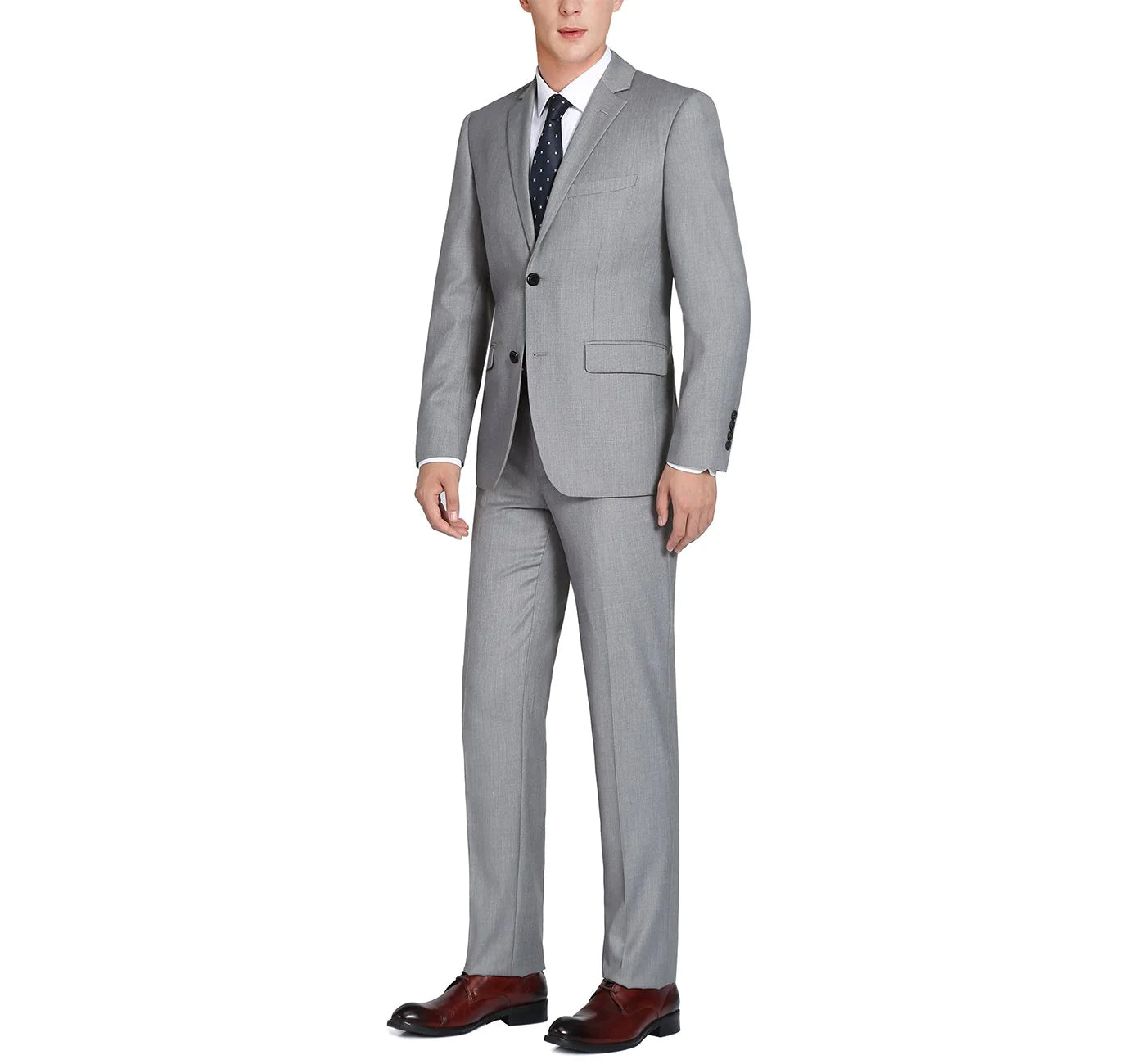 100% Wool Ash Gray Suit