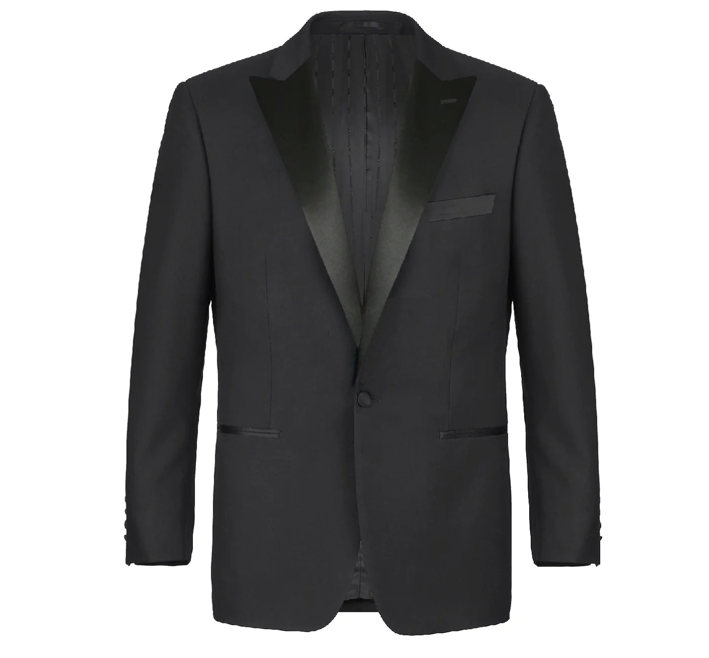 Black Tuxedo with Peak Lapel