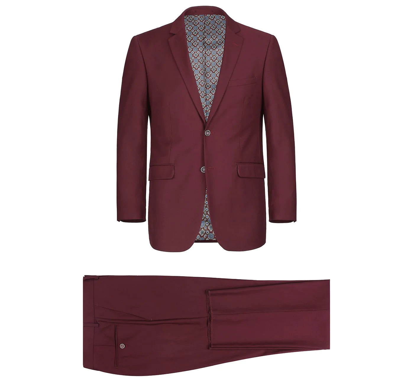 Burgundy Suit