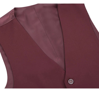 Burgundy Vest