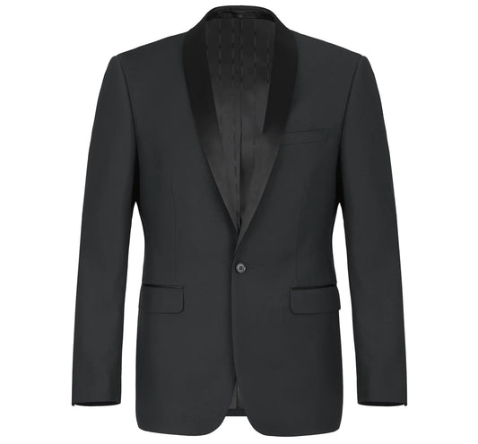 Black Tuxedo with Shawl Lapel - Slim Fit