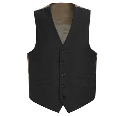 100% Wool Black Vest