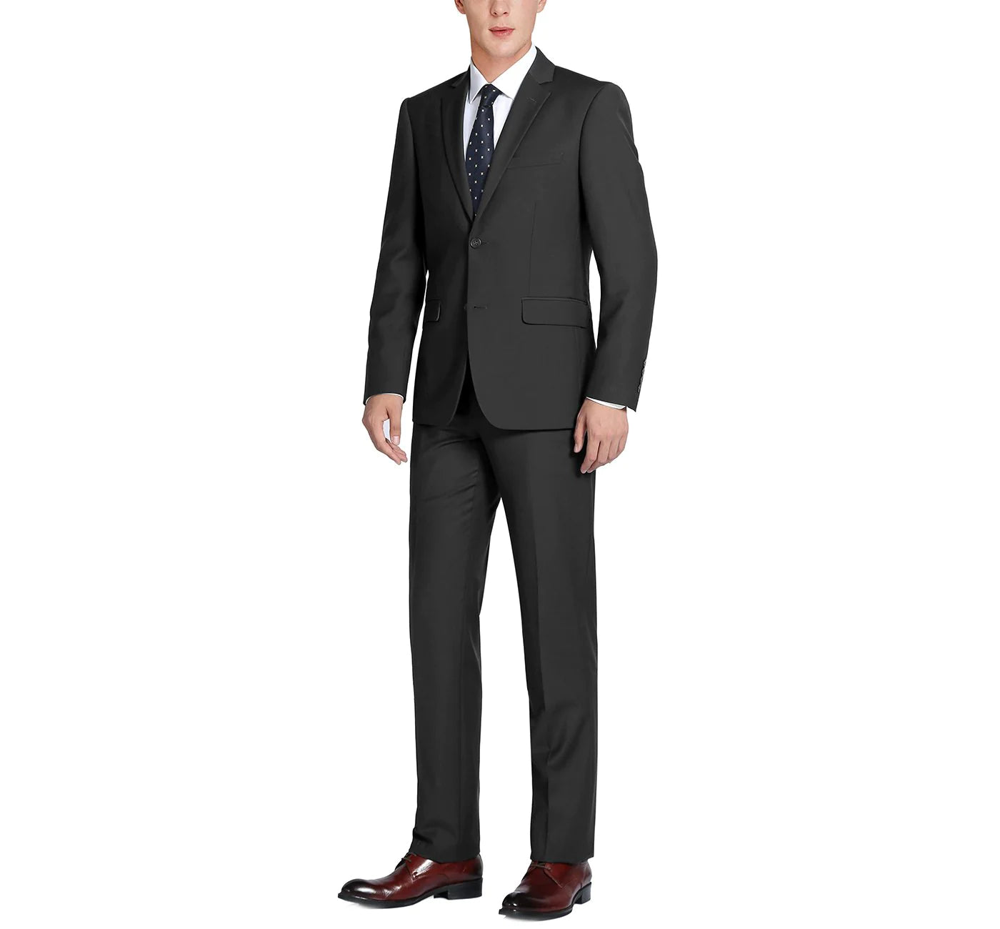 100% Wool Black Suit